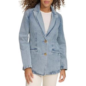 Levi’s Women’s Levi’s Women’s Denim Single Breasted Blazer(Light Wash Denim)