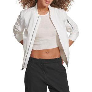 Levi’s Women’s Melanie Newport Bomber Jacket (Regular & Plus Size)(White)