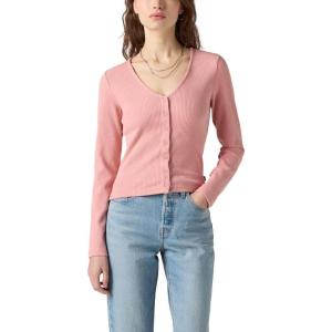 Levi’s Women’s Muse Long Sleeve Tee Shirt(Dutch Blue)