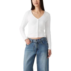 Levi’s Women’s Muse Long Sleeve Tee Shirt((New) White)