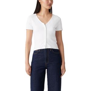 Levi’s Women’s Muse Short Sleeve Tee Shirt((New) White)