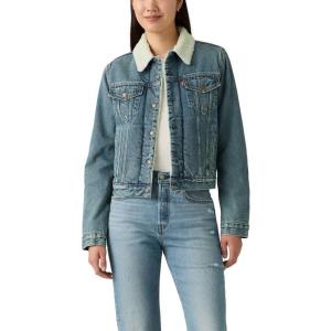 Levi’s Women’s Original Sherpa Trucker Jackets (Standard and Plus)(Heed and Hawed (Non Stretch))