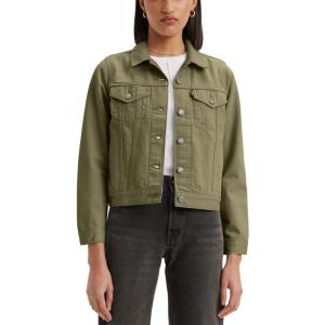 Levi’s Women’s Original Trucker Jacket (Also Available in Plus)((New) Green)