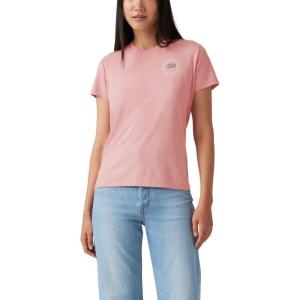 Levi’s Women’s Perfect Crewneck Tee Shirt (Also Available in Plus)(Blush)