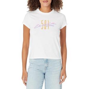 Levi’s Women’s Perfect Graphic Tee Shirt(501 California Bright White)