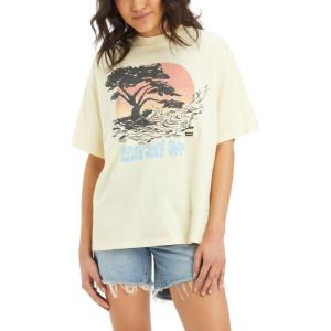 Levi’s Women’s Perfect Graphic Tee Shirt(Levis Surf Shop Anise Flower)