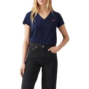 Levi’s Women’s Perfect V-Neck T-Shirt((New) Peacoat)