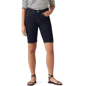 Levi’s Women’s Shaping Bermuda Shorts (Also Available in Plus)(Darkest Sky)