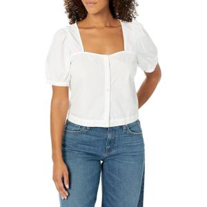 Levi’s Women’s Simone Short Sleeve Blouse(Bright White)