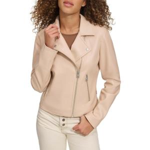 Levi’s Women’s Smooth Faux Leather Moto (Standard and Plus Sizes)(Frappe)
