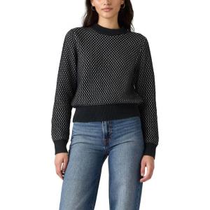 Levi’s Women’s Snowflake Crew Pullover(Anneli Geo Anthracite Night)