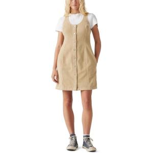 Levi’s Women’s Tuli Denim Mini Dress(Safari Cord)