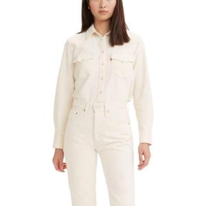 Levi’s Women’s Ultimate Western Shirt (Standard and Plus)((New) Icy Ecru 4)