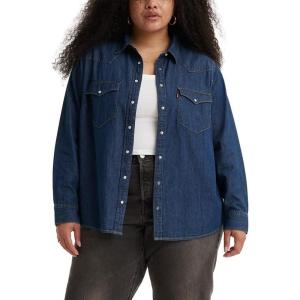 Levi’s Women’s Ultimate Western Shirt (Standard and Plus)(Smokin Hot)