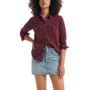 Levi’s Women’s Ultimate Western Shirt (Standard and Plus)(Windsor Wine)