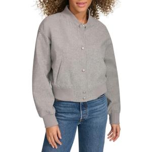 Levi’s Women’s Varsity Bomber Jacket(Heather Grey Wool Blend)