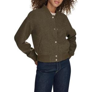 Levi’s Women’s Varsity Bomber Jacket(Olive Wool Blend)
