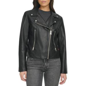 Levi’s Women’s Vegan Leather 538 Moto Jacket (Regular & Plus Size)(Black)