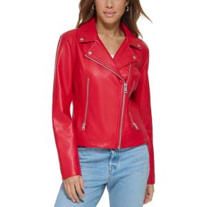 Levi’s Women’s Vegan Leather 538 Moto Jacket (Regular & Plus Size)(Red)