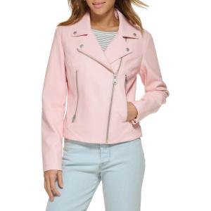 Levi’s Women’s Vegan Leather 538 Moto Jacket (Regular & Plus Size)(Rose Quartz)