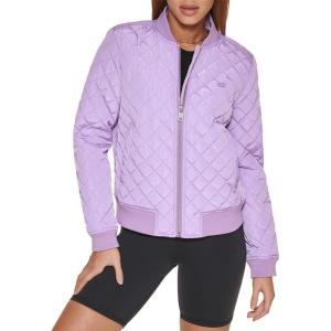 Levi’s Women’s Women’s Diamond Quilted Bomber Jacket With Front Pockets – Regular & Plus Sizes(Lilac Mist)