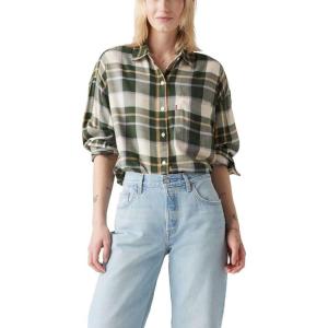 Levi’s womens Henri Flannel(Sarina Python Green)