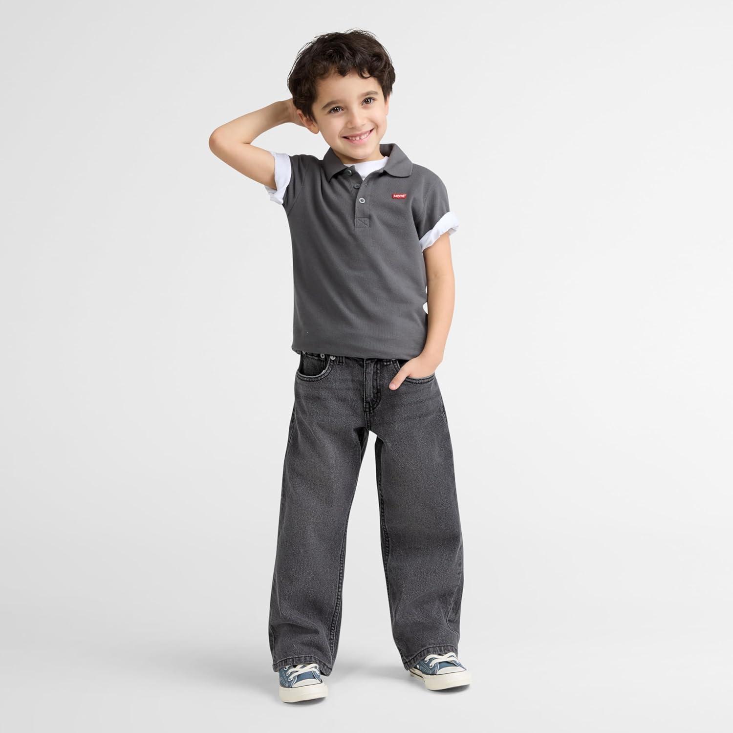 imageBoys Loose Straight Fit JeansIncognito