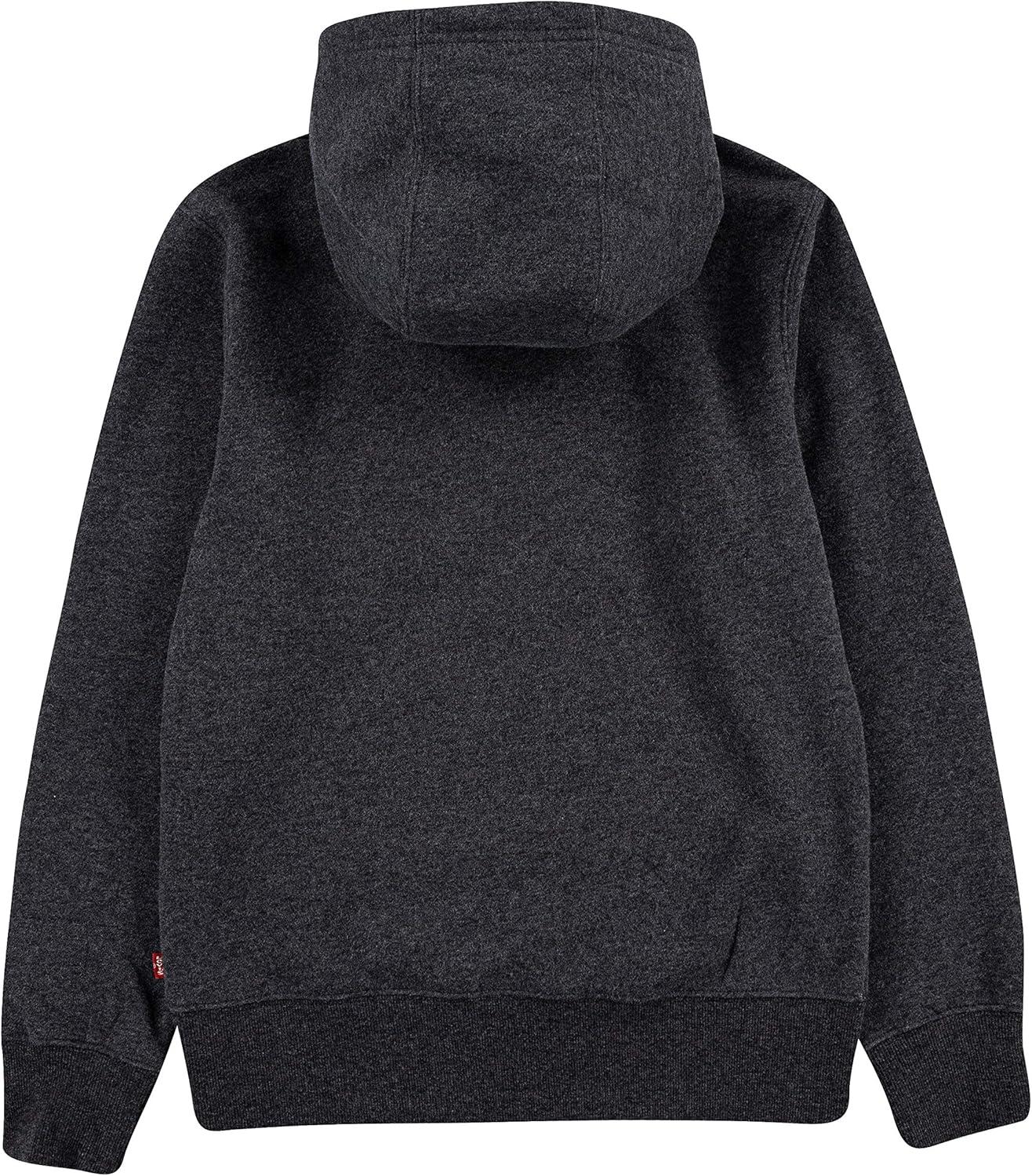 imageHurley Boys Soft Knit Graphic Pullover HoodieBlack Heather