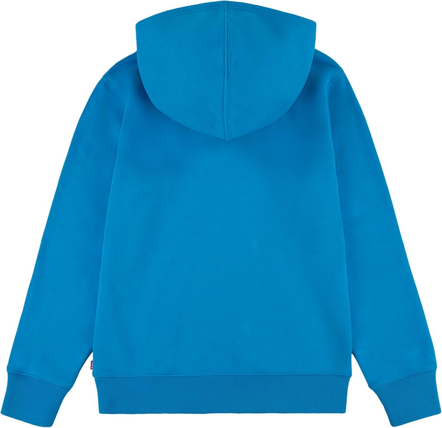 imageHurley Boys Soft Knit Graphic Pullover HoodieBlue Danube