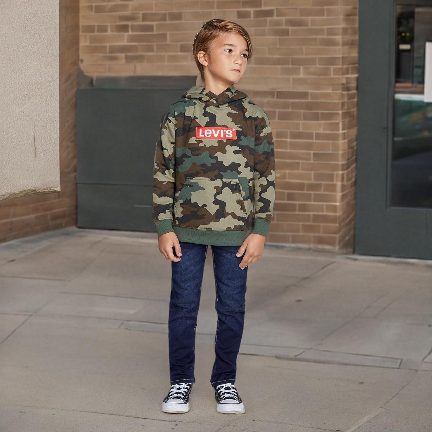 imageHurley Boys Soft Knit Graphic Pullover HoodieCypress Camo
