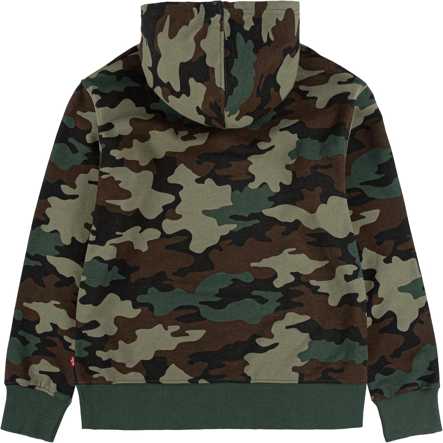 imageHurley Boys Soft Knit Graphic Pullover HoodieCypress Camo