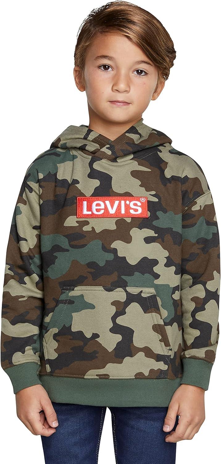 imageHurley Boys Soft Knit Graphic Pullover HoodieCypress Camo