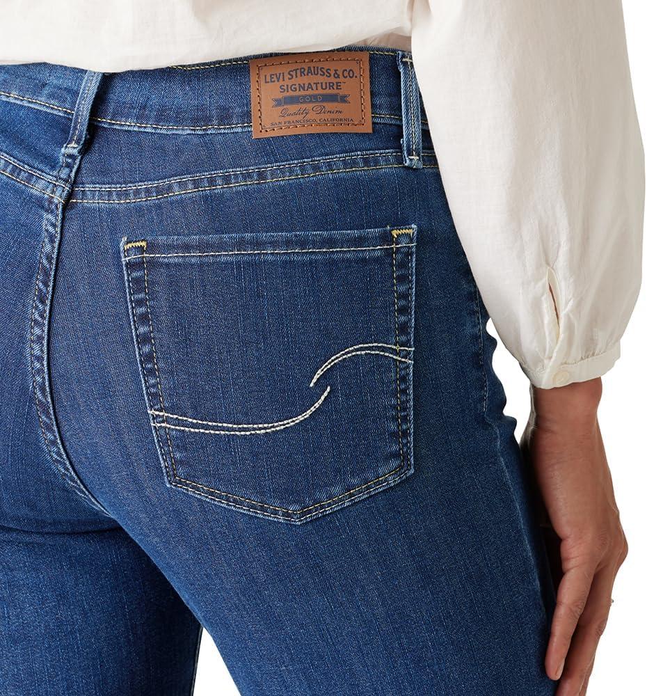 imageLevi Strauss Signature Gold Womens MidRise Bootcut Jeans Stretch Denim Also Available in PlusByron Bay Wash
