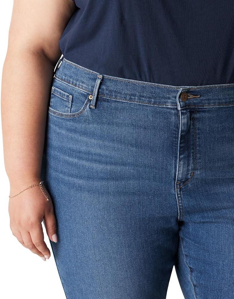 imageLevi Strauss Signature Gold Womens MidRise Bootcut Jeans Stretch Denim Also Available in PlusFaded Memory