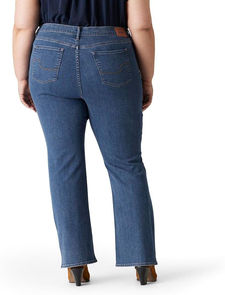 imageLevi Strauss Signature Gold Womens MidRise Bootcut Jeans Stretch Denim Also Available in PlusFaded Memory