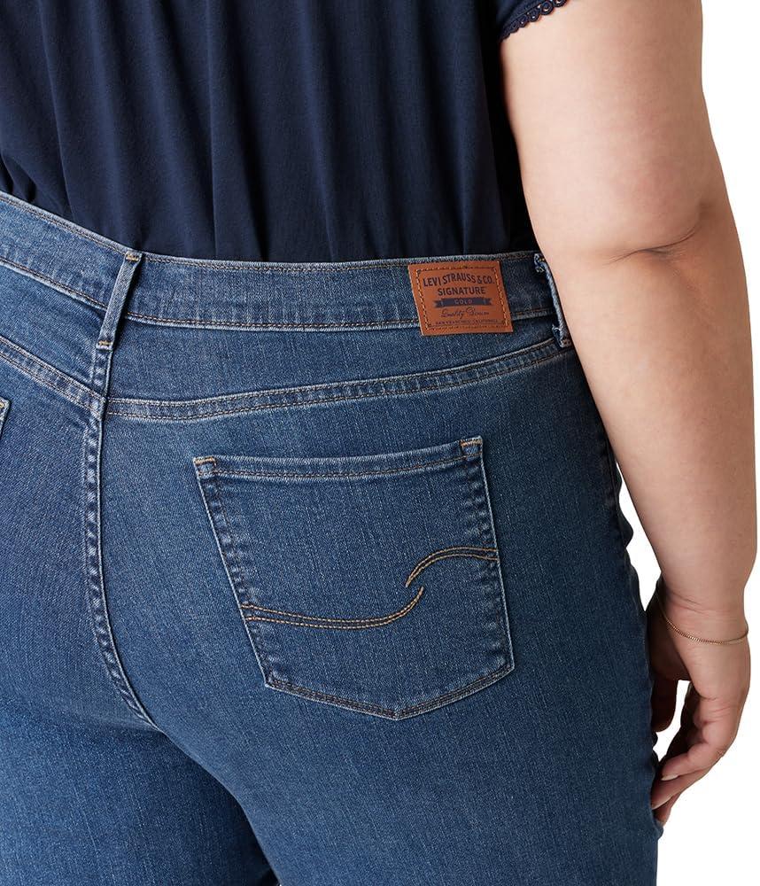 imageLevi Strauss Signature Gold Womens MidRise Bootcut Jeans Stretch Denim Also Available in PlusFaded Memory