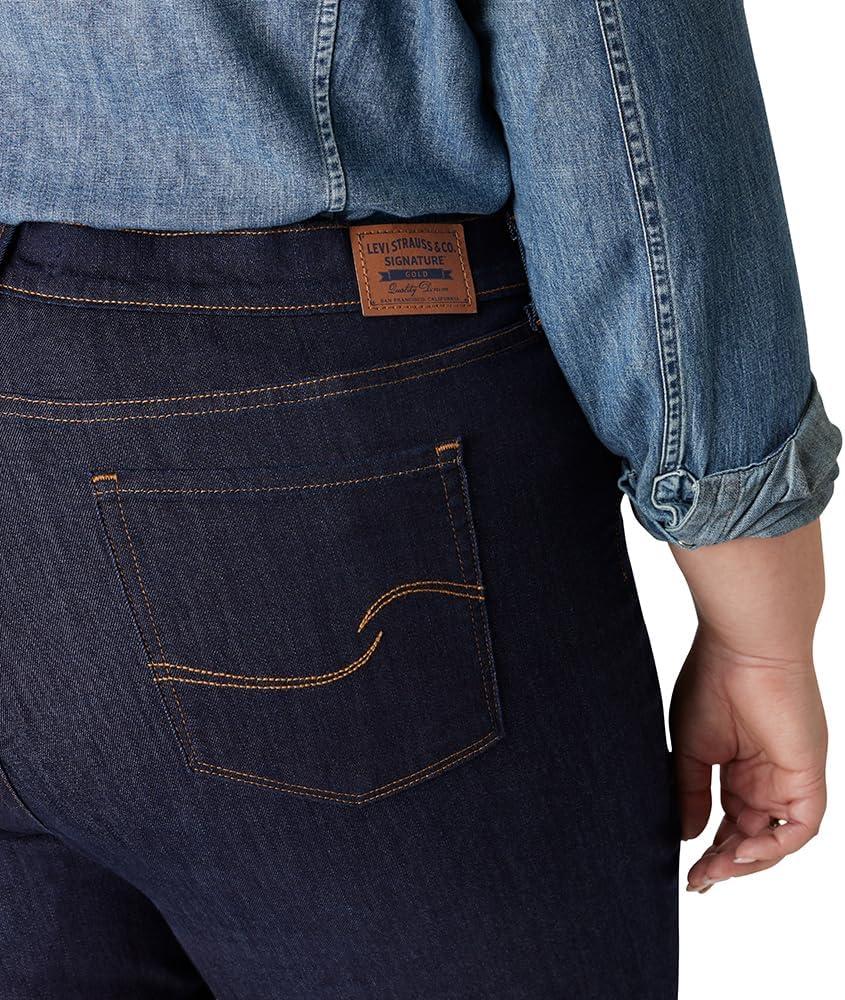 imageLevi Strauss Signature Gold Womens MidRise Bootcut Jeans Stretch Denim Also Available in PlusIsland Rinse