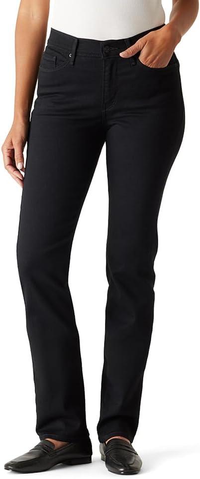 imageLevi Strauss Signature Gold Womens MidRise Bootcut Jeans Stretch Denim Also Available in PlusNew Black Opal