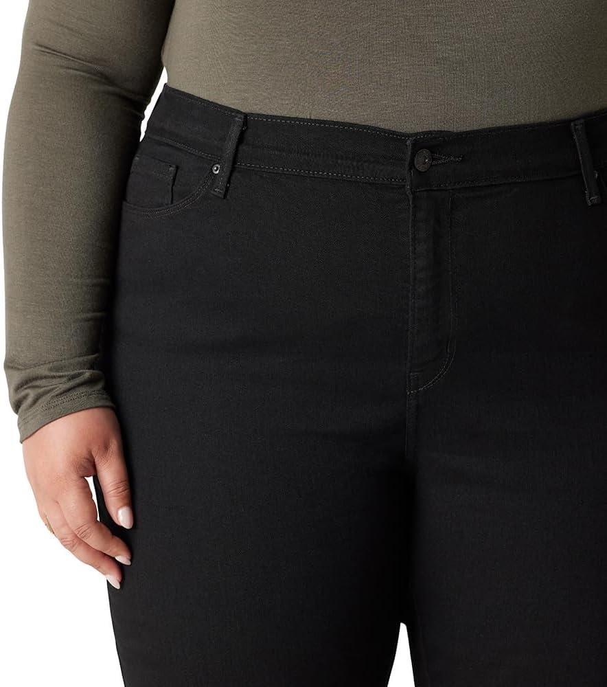 imageLevi Strauss Signature Gold Womens MidRise Bootcut Jeans Stretch Denim Also Available in PlusNew Black Opal