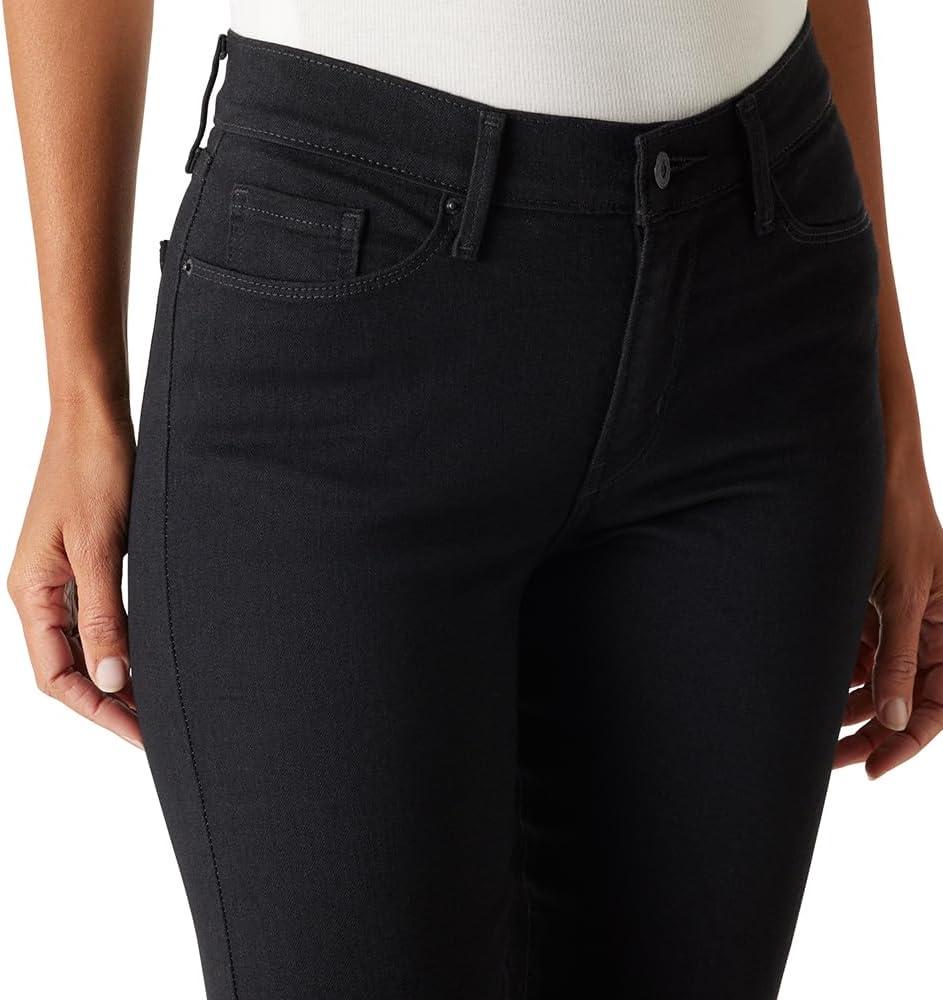 imageLevi Strauss Signature Gold Womens MidRise Bootcut Jeans Stretch Denim Also Available in PlusNew Black Opal