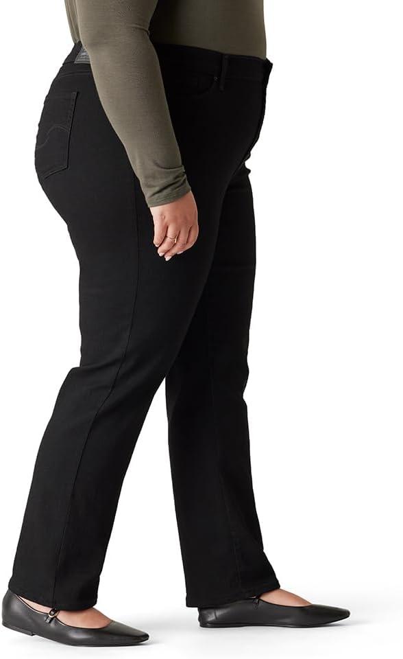 imageLevi Strauss Signature Gold Womens MidRise Bootcut Jeans Stretch Denim Also Available in PlusNew Black Opal