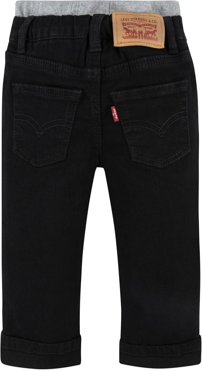 imageLevis Baby Boys amp Toddler Straight Fit JeansBlack Stretch