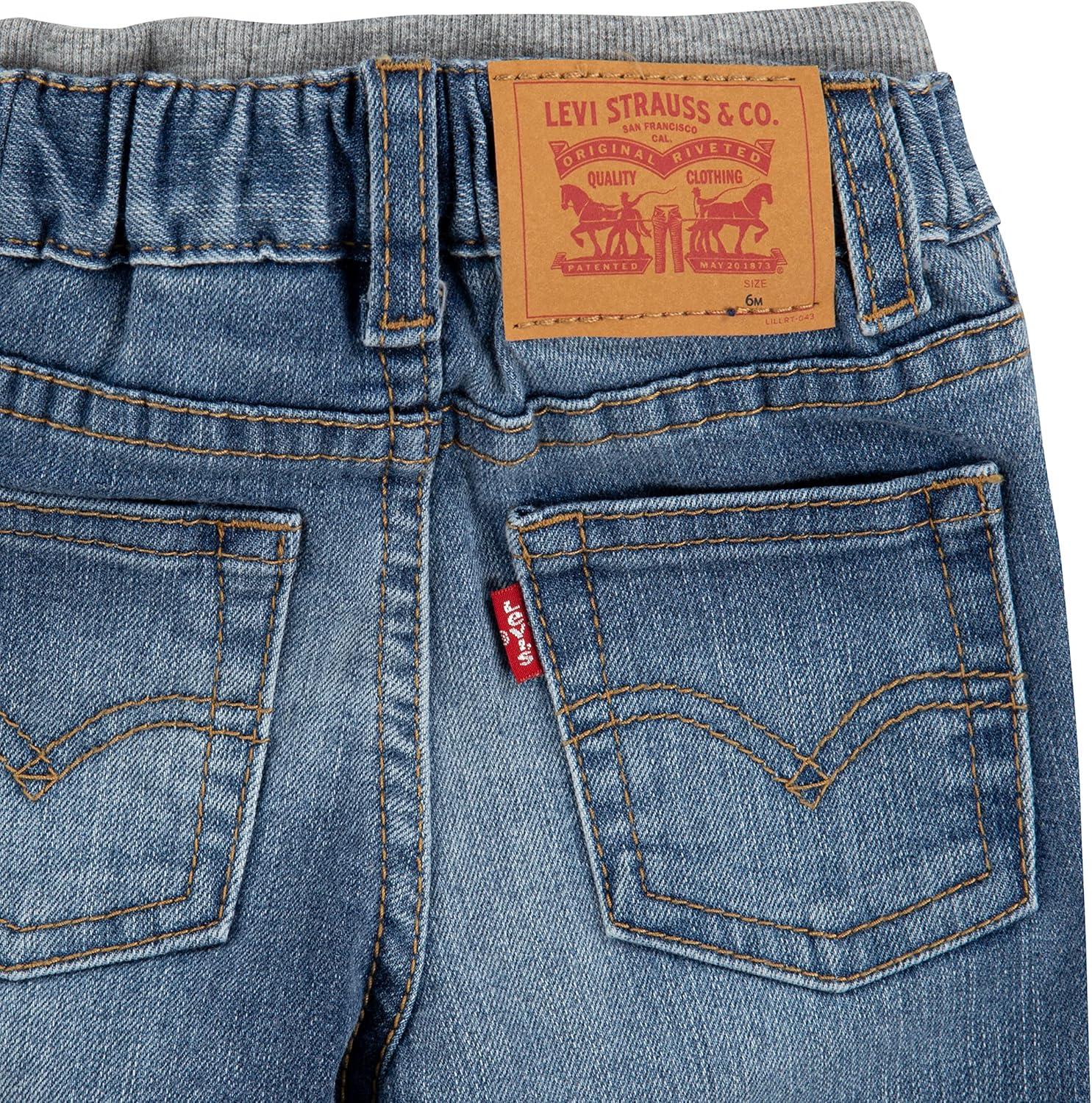 imageLevis Baby Boys amp Toddler Straight Fit JeansVintage Sky