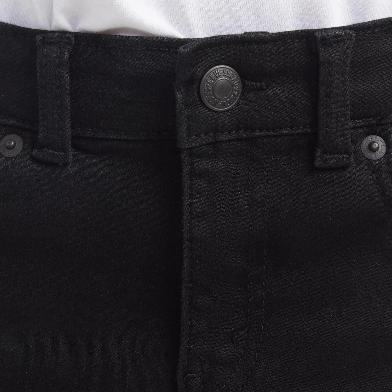 imageLevis Boys 502 Regular Taper Fit Performance JeansBlack