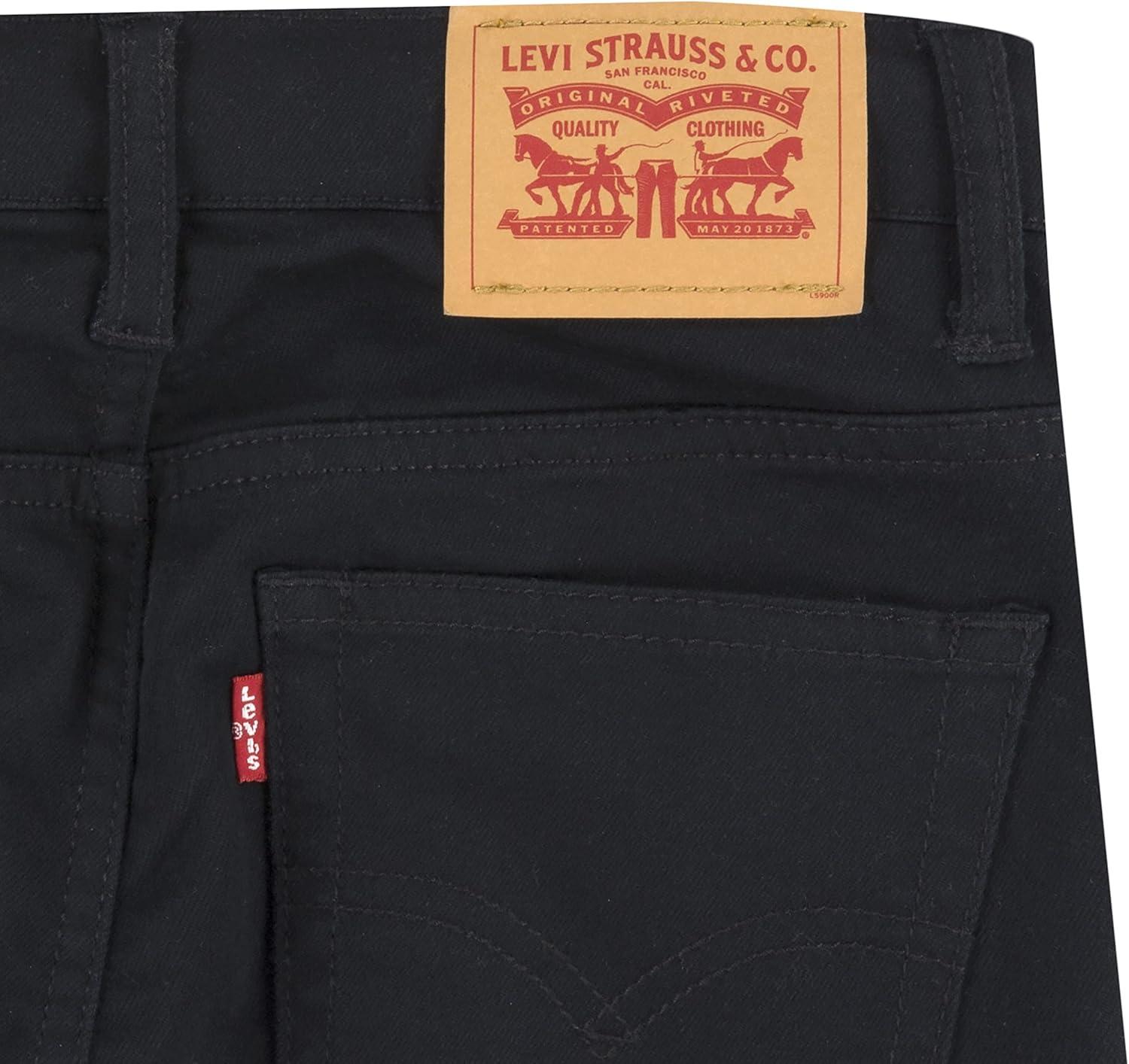 imageLevis Boys 502 Regular Taper Fit Performance JeansBlack