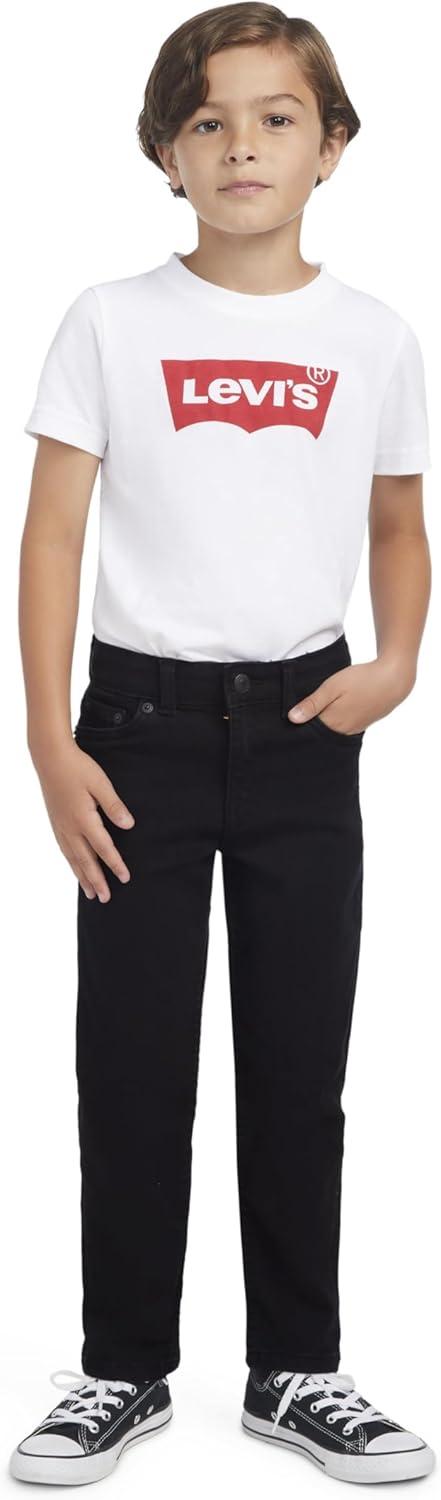 imageLevis Boys 502 Regular Taper Fit Performance JeansBlack