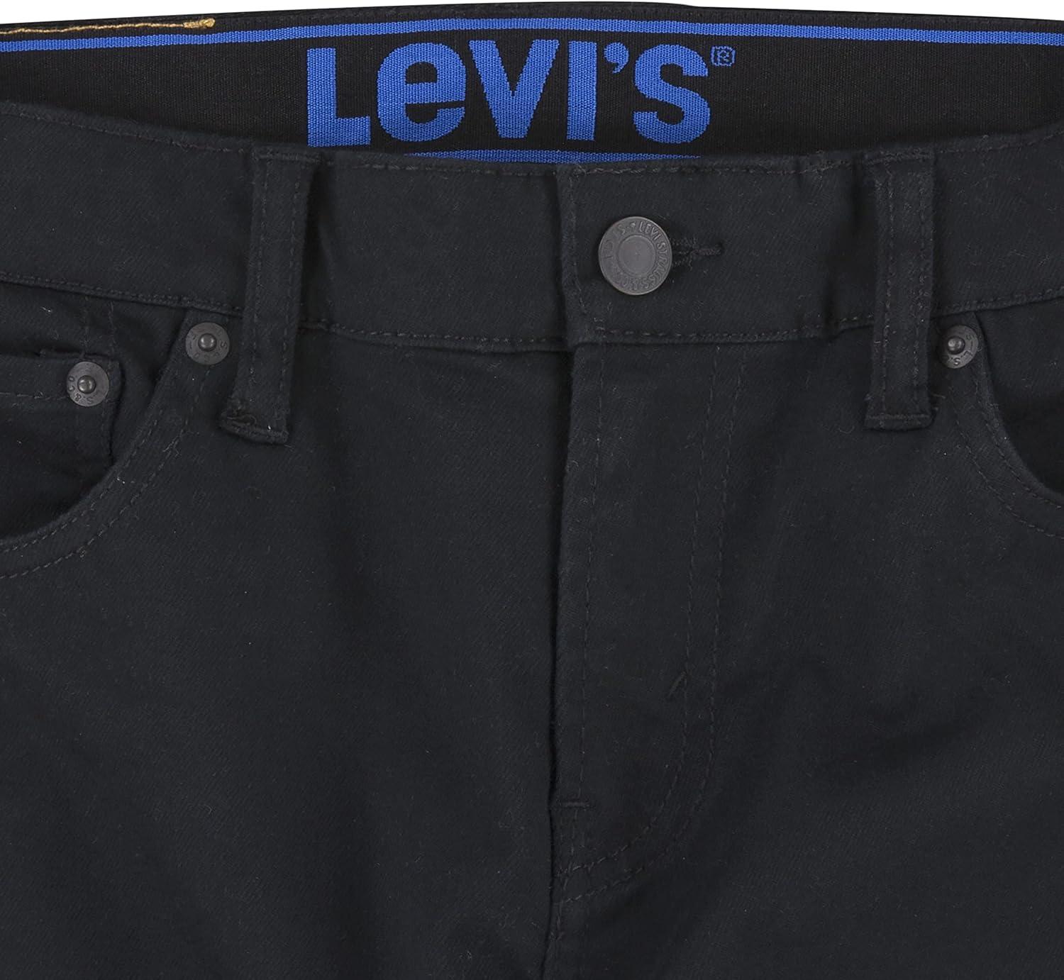 imageLevis Boys 502 Regular Taper Fit Performance JeansBlack