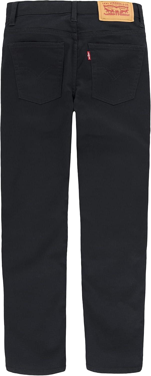 imageLevis Boys 502 Regular Taper Fit Performance JeansBlack