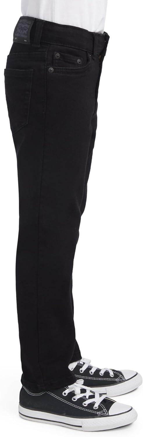 imageLevis Boys 502 Regular Taper Fit Performance JeansBlack