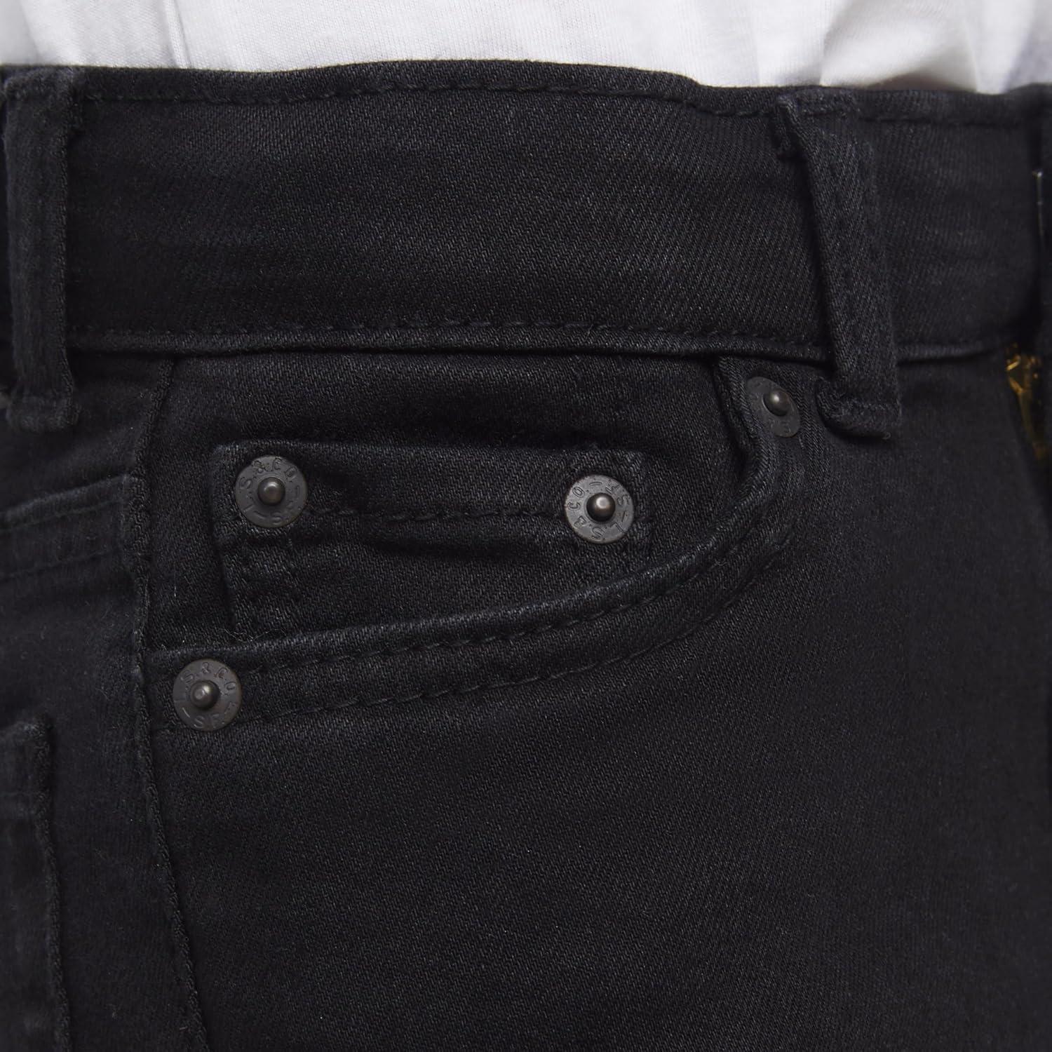 imageLevis Boys 502 Regular Taper Fit Performance JeansBlack